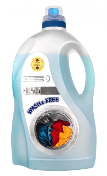 Гель для прання WASH & FREE, універсальний, автомат, 5л